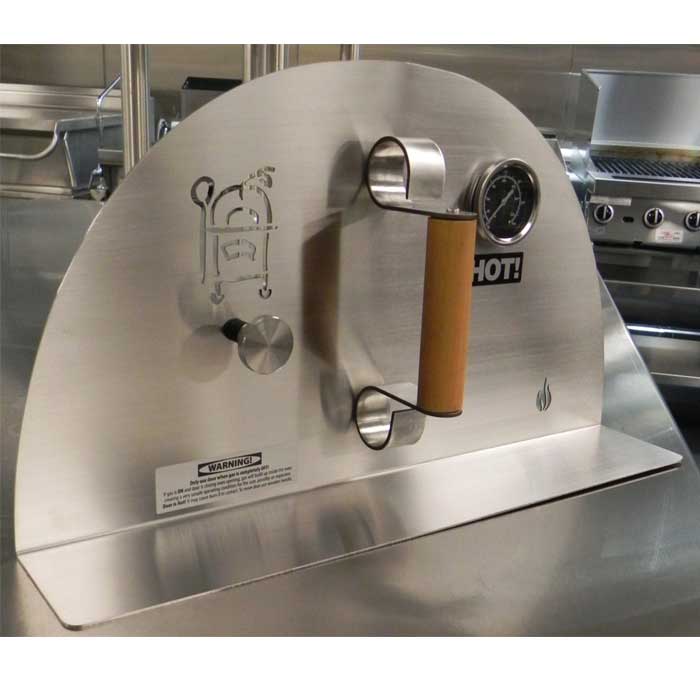 HPC Fire Forno de Pizza Door with Thermostat for HPC Hybrid Ovens
