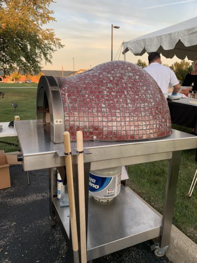 HPC Fire Forno Series Hybrid Dual Fuel Wood & Gas Burning Pizza Oven with Cart