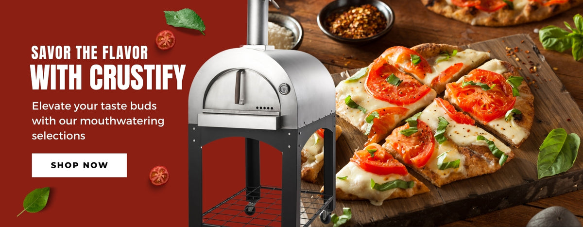Outdoor Pizza Ovens | Wood Fired, Gas & Hybrid | Crustify Pizza Ovens