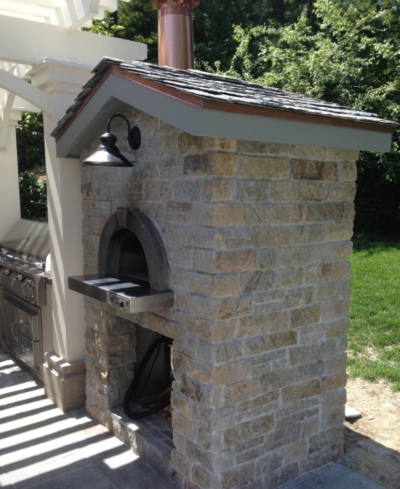 HPC Fire Di Napoli Series Hybrid Dual Fuel Wood & Gas Burning Built-In Pizza Oven (Ready to Finish)