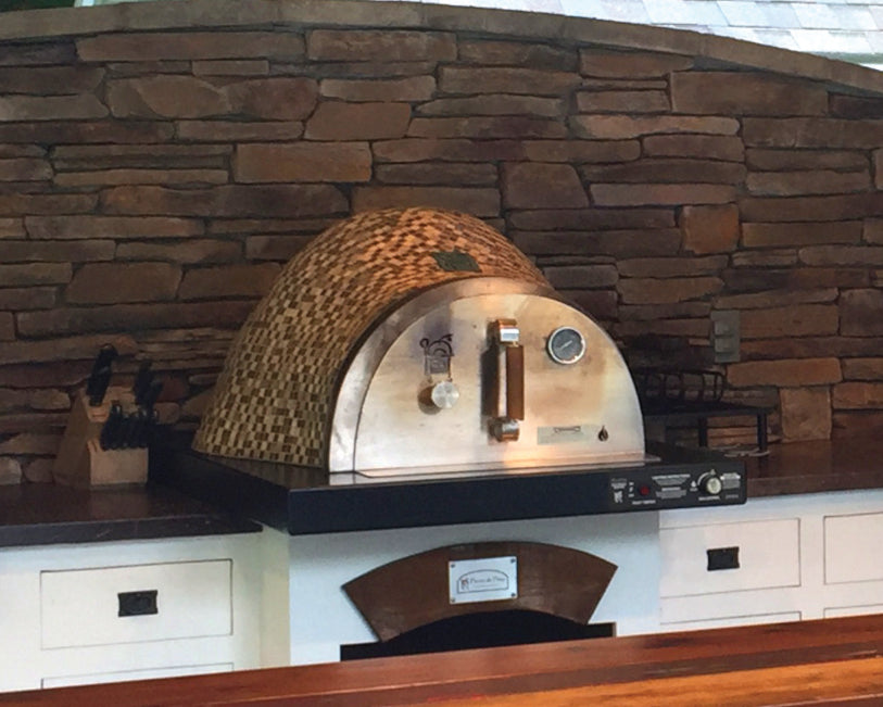 HPC Fire Villa Series Hybrid Dual Fuel Wood & Gas Burning Pizza Oven (Built-In)