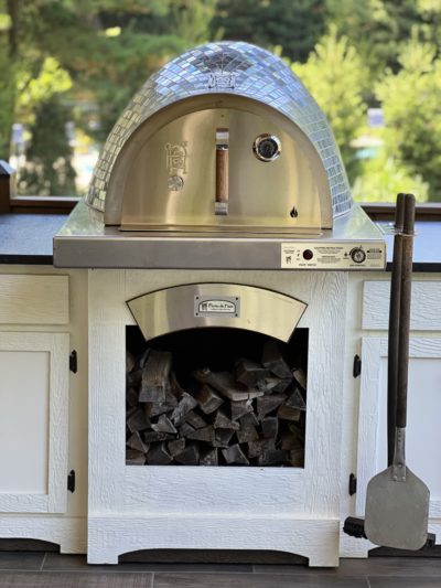 HPC Fire Villa Series Hybrid Dual Fuel Wood & Gas Burning Pizza Oven (Built-In)