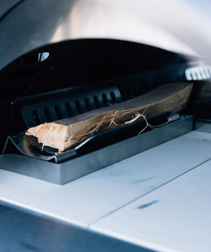 Summerset 32-Inch Countertop Hybrid Pizza Oven - Propane and Wood Fired Outdoor Cooking