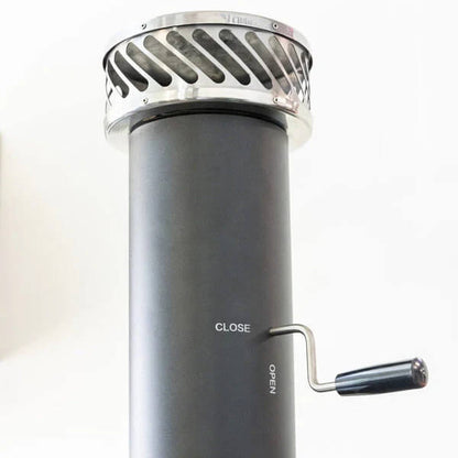 Summerset 32-Inch Countertop Hybrid Pizza Oven - Propane and Wood Fired Outdoor Cooking