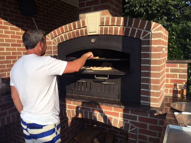 Tuscan Chef GX-DL Deluxe Large 46-Inch Outdoor Wood-Fired Pizza Oven Built-In or Countertop