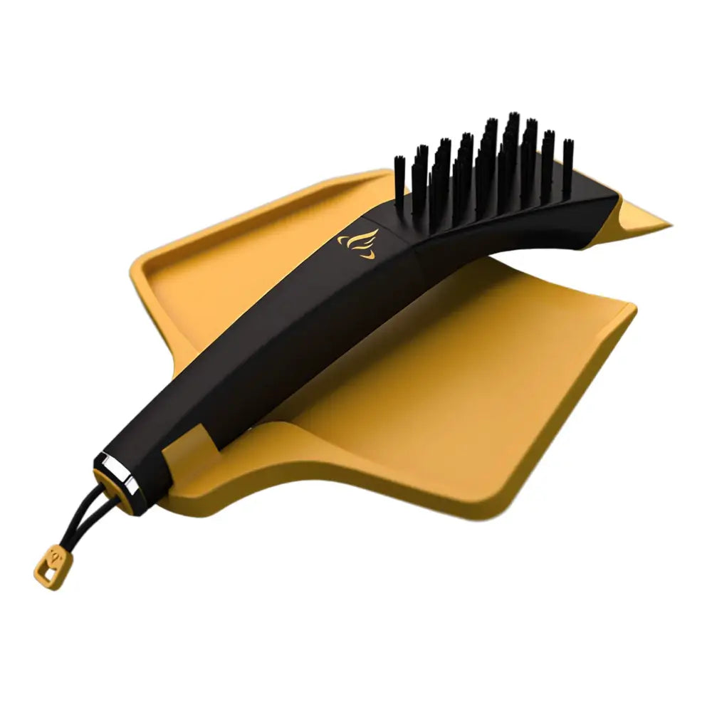 Halo Pizza Stone Cleaning Kit scraper brush and contoured ash pan